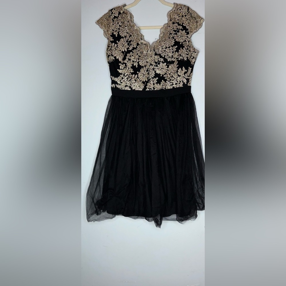 Black & Gold Dress
